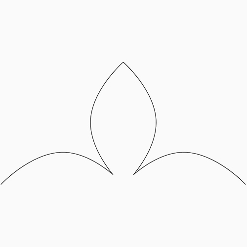 Simple Setting Triangle - Pinched