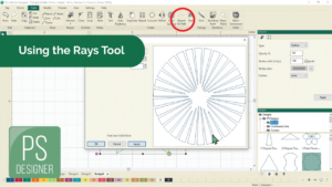 Create Designs Using the Rays Tool